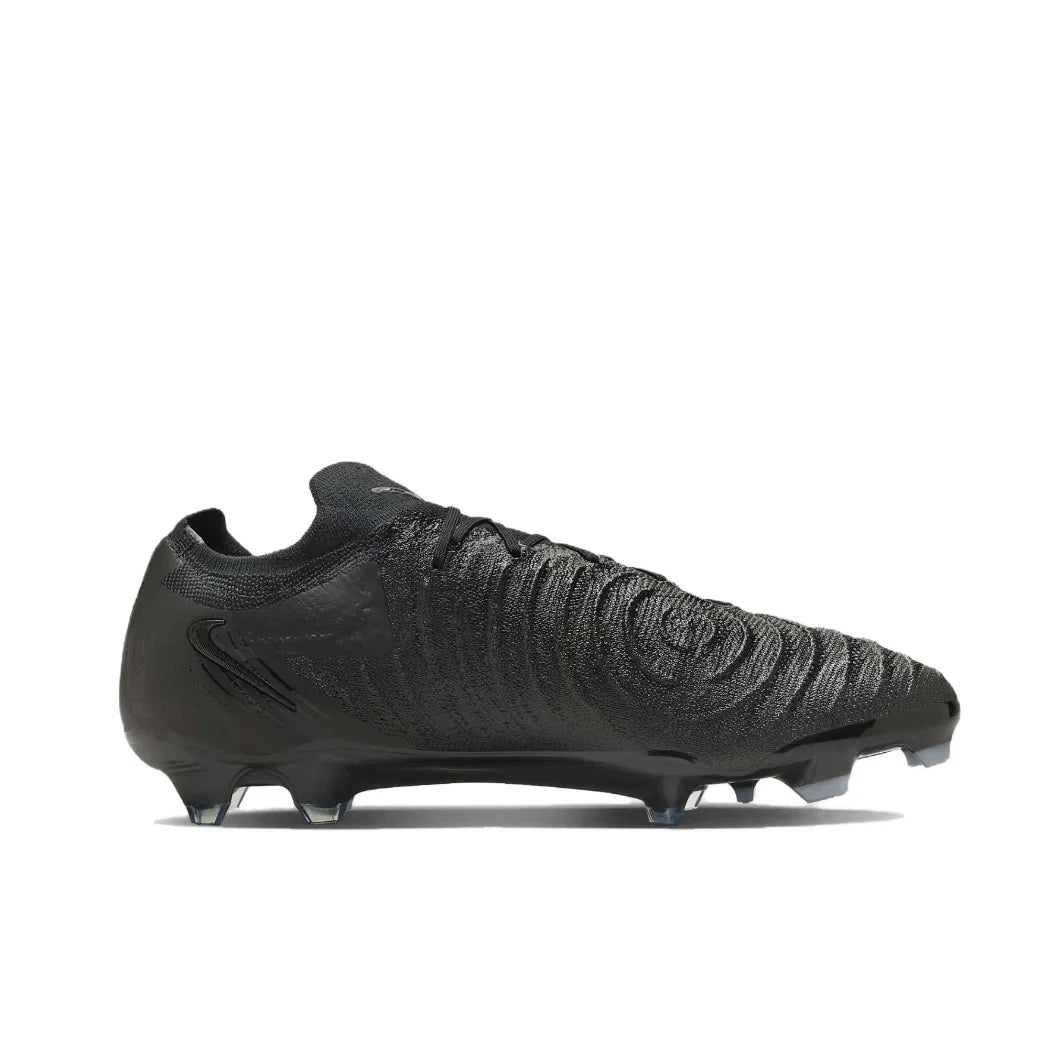 Nike Grey Phantom GX 2 Elite FG Original Men's Low Top Soccer Shoes Comfortable Non slip Hard Turf Natural Turf