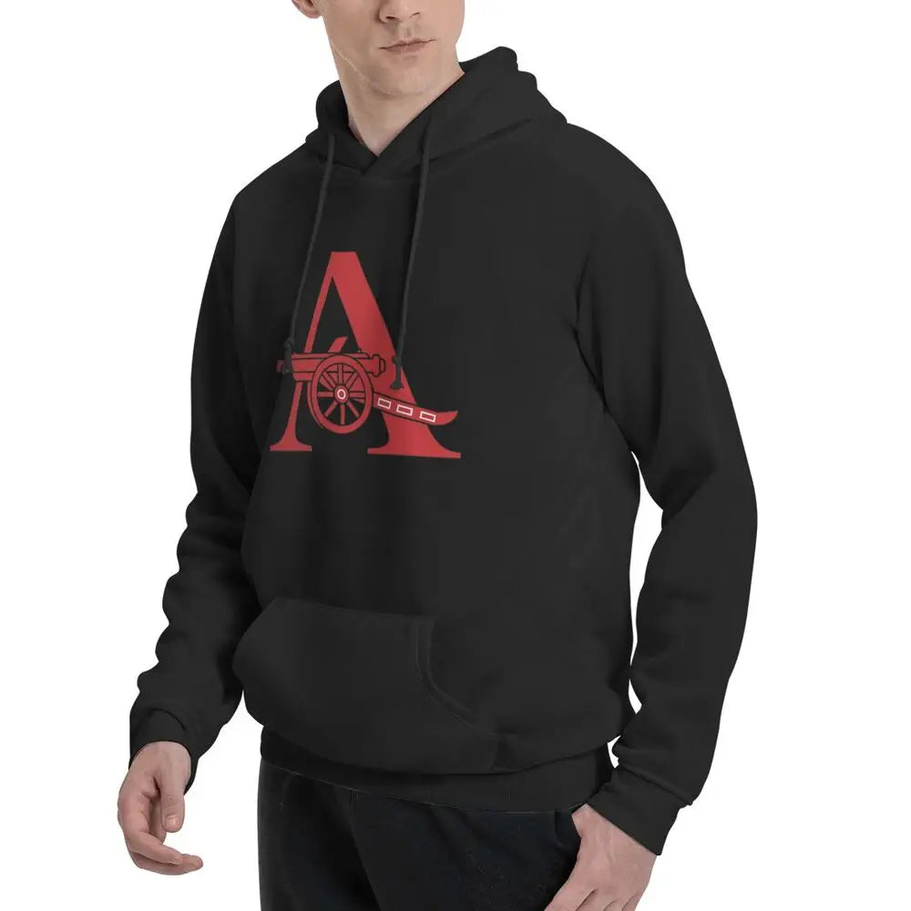 Arsenal A And Cannon Hoodies Men's Women Casual Pullover Sweatshirts Hip Hop Long Sleeve Streetwear Autumn Winter