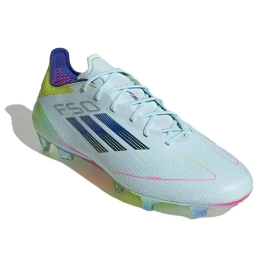 Adidas Original F50 Men's Low Top Soccer Shoes Comfortable lightweight non slip  wear resistant Natural Turf