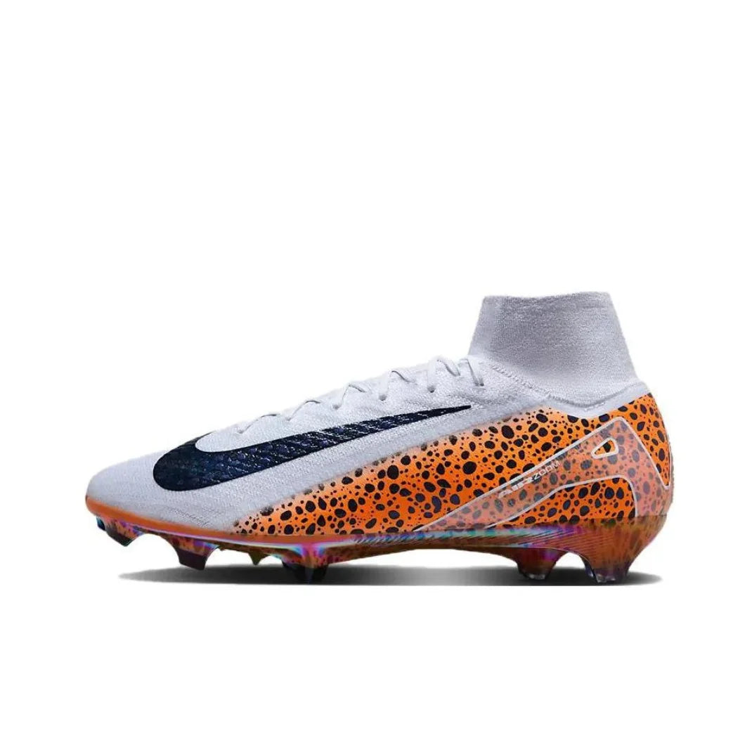 Nike Original Mercurial Superfly 10 Elite FG Men's Soccer Cleats Comfortable Grip Non Slip Hard Turf Natural Turf