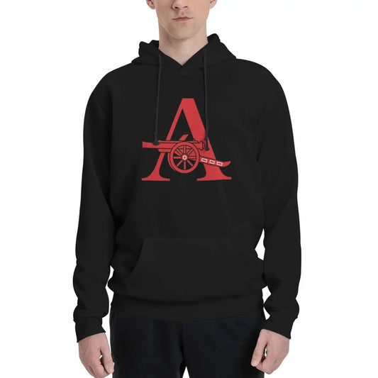 Arsenal A And Cannon Hoodies Men's Women Casual Pullover Sweatshirts Hip Hop Long Sleeve Streetwear Autumn Winter