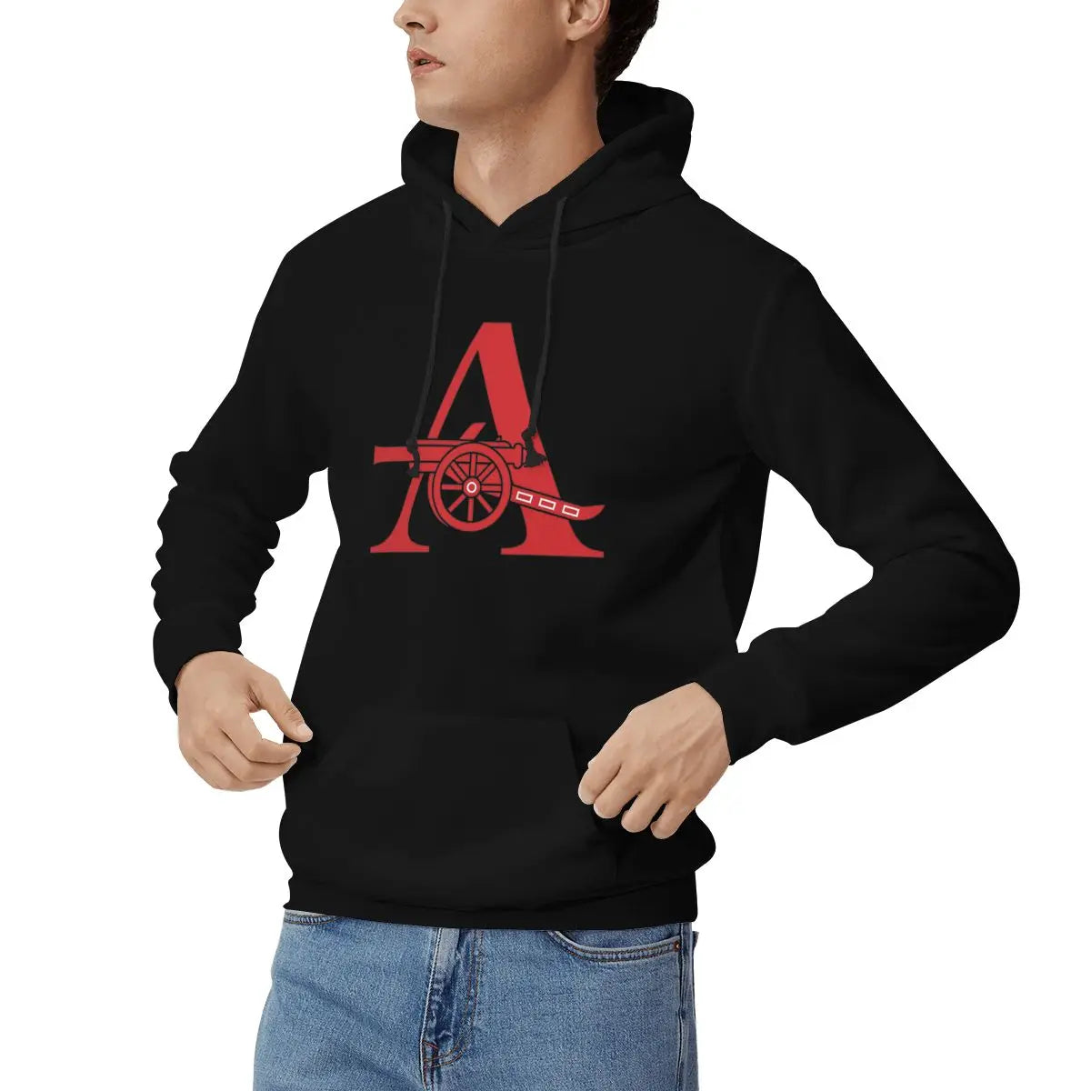 Arsenal A And Cannon Hoodies Men's Women Casual Pullover Sweatshirts Hip Hop Long Sleeve Streetwear Autumn Winter