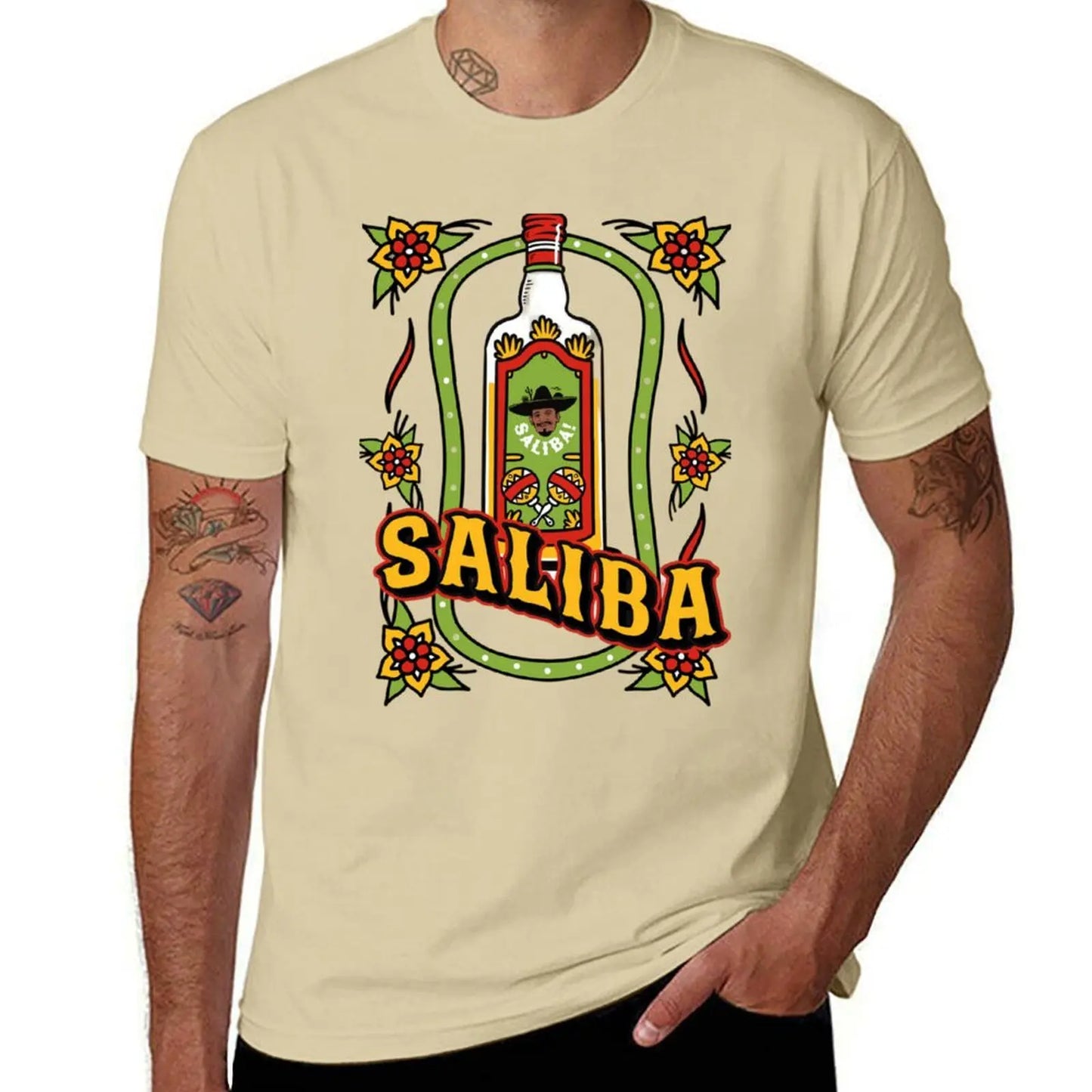 Arsenal William Saliba Tequila T-Shirt tops blacks for a boy big and tall t shirts for men