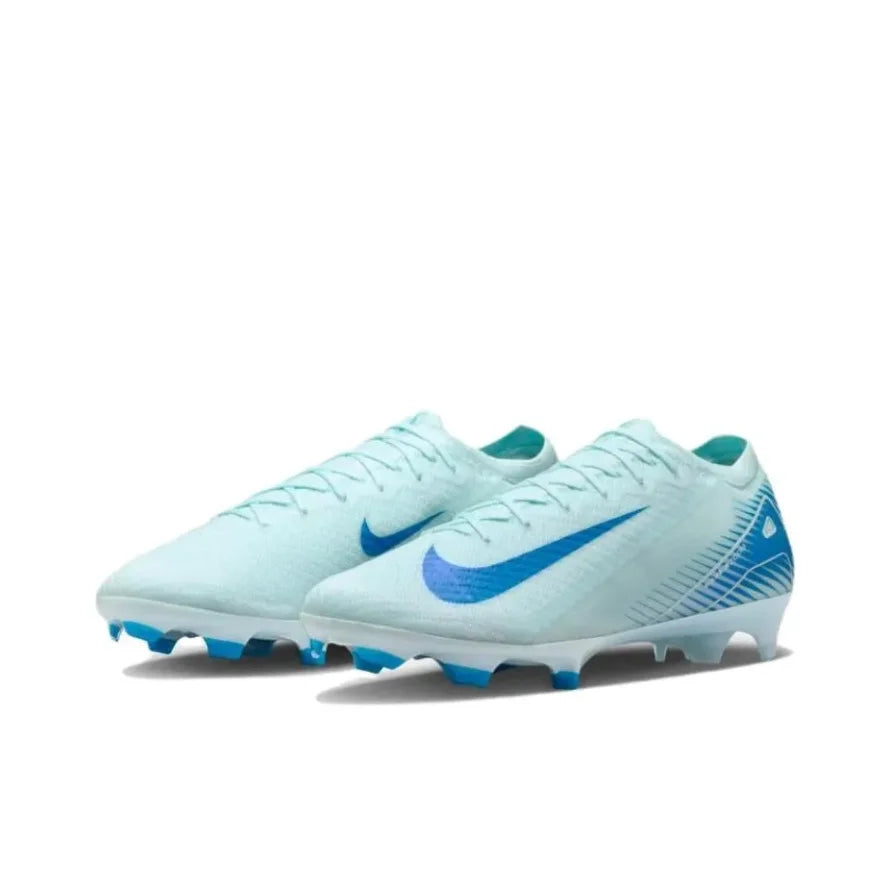 NIKE Mercurial Vapor 16 Elite FG Low-Top Men football boots comfortable and stable Soccer shoes cushioning sneaker Glacier Blue